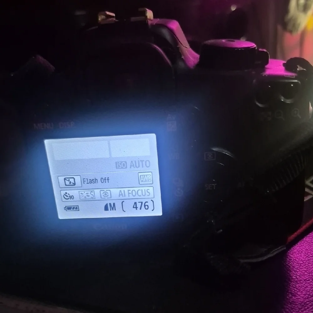 Canon Black Digital Camera with Professional DSLR Design